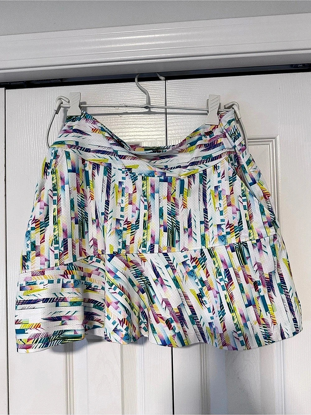 Swingdish Geometric Mini Skirt Multicolor Size XS Like New